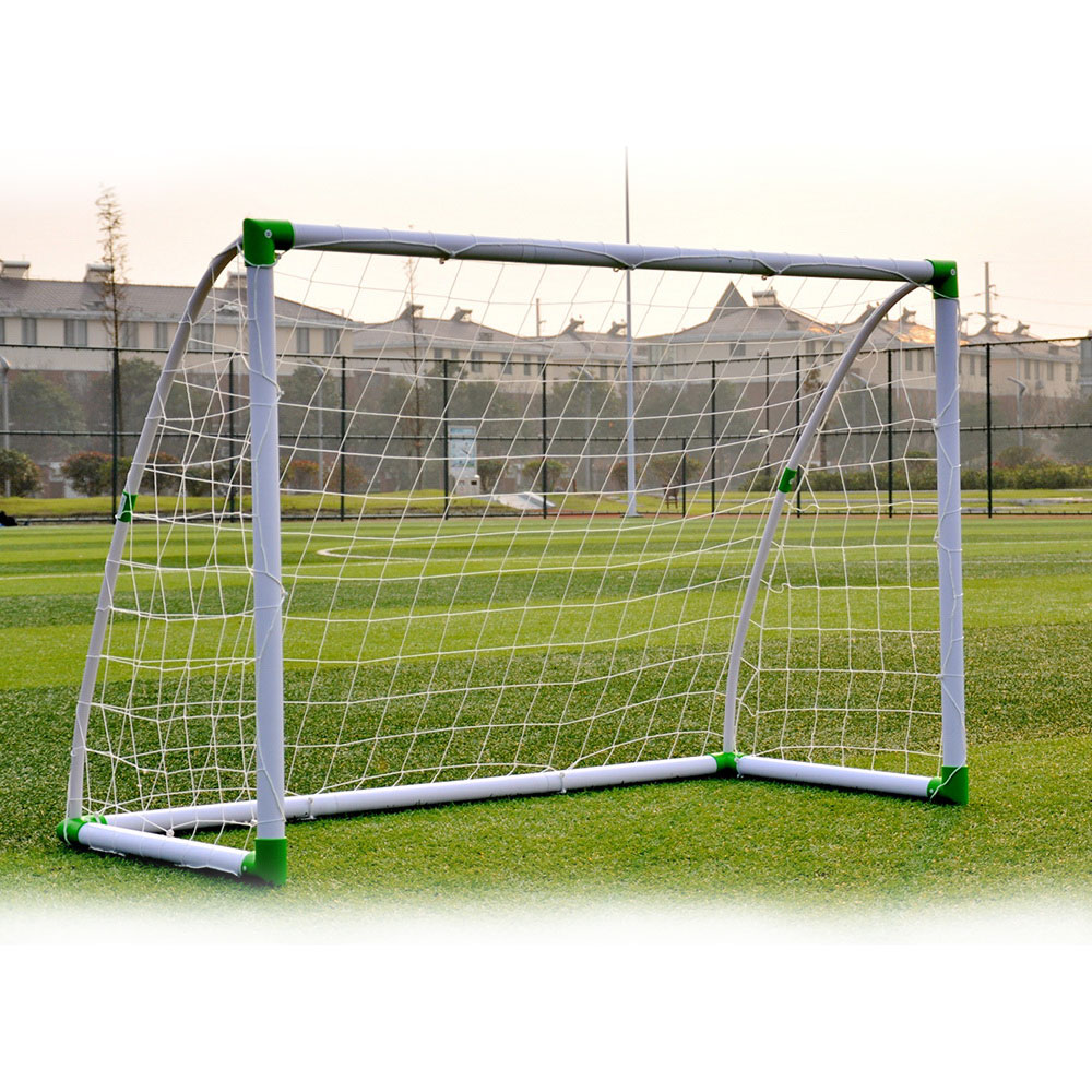 Hookung 6 X 4 Competition Soccer Goal Frame Folding Steel Backyard Soccer Goal With All Weather Net Field