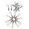 thumbnail image 1 of Cremallera Hugo 20 Piezas Reemplazo Deslizador Tan gris, 1 of 10
