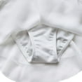 thumbnail image 6 of CHICTRY Girls Short Sleeves Tutu Ballet Dance Dress Gymnastic Training Leotard White 12-14, 6 of 7