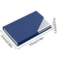 thumbnail image 3 of Stainless Steel PU Card Aluminum Card Holder, 3 of 4
