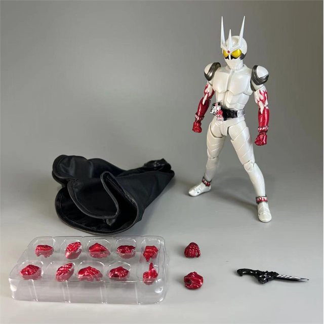 Kamen SHF Rider Articulated Action Figure Toy Model Surroundings - Eternal Red