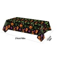 thumbnail image 3 of Reusable Plastic Halloween Tablecloth, 54x108 Inch Easy Clean Rectangular Cover for Parties and Gatherings, 3 of 8