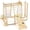 Pink, variant on Buballino Nature Series Climb and Slide Playset Wooden Toddler Jungle Gym Indoor Outdoor 1-Count