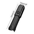thumbnail image 2 of Portable Strong Focus Flashlight For Outdoor And Home Use Multifunctional Lighting Usb Rechargeable 500 Feet Beam Distance 5.1 X 1.4 Inches, 2 of 8