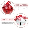 thumbnail image 4 of FRCOLOR 12Pcs Christmas Iron Bell Ornaments Decorative Pendant for Tree and Home, 4 of 10