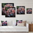 thumbnail image 4 of Designart "Harmonious Fusion Pink Blue Hydrangea" Floral Print on Natural Pine Wood, 4 of 5