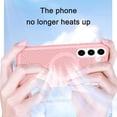 thumbnail image 4 of for Samsung Galaxy S25+ Plus (Not S25) Cooling Case with Magnetic Ring, Hard PC Slim Cellular Hole Heat Dissipation Mesh Breathable Hollow Honeycomb Case for Samsung Galaxy S25 Plus SR-Pink, 4 of 8