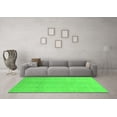 thumbnail image 3 of Ahgly Company Indoor Rectangle Oriental Green Modern Area Rugs, 2' x 4', 3 of 4
