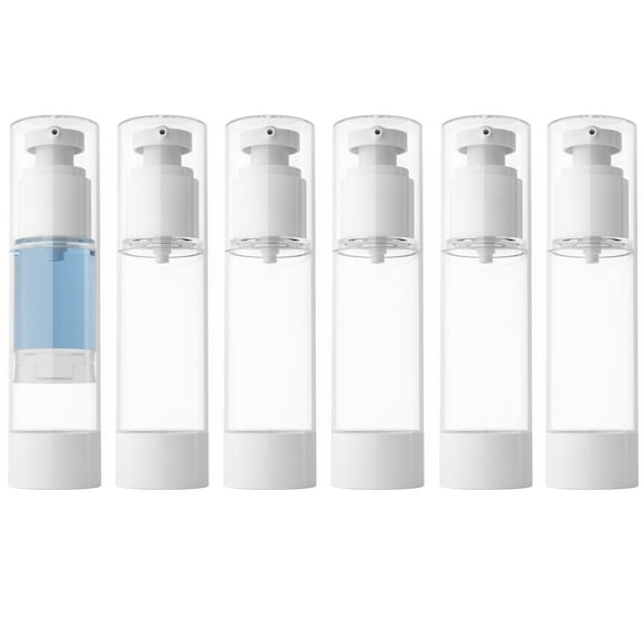 Botella con bomba cosmética Longway, 80 ml, sin aire, tamaño x6
