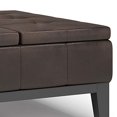 thumbnail image 5 of Simpli Home Dover 36 inch Wide Square Coffee Table with Lift Top and Storage, Distressed Brown, 5 of 5