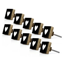 Mascot Hardware Casino 1-3/7 In. Hearts Cabinet Knob - Pack of 10