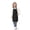 Black, variant on Toptie Kid's Bib Chef Aprons with Pocket & Adjustable Strap, for Painting Baking Kitchen Cooking-Black-L
