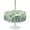 Green, Sage, Forest Green, variant on Outdoor Tablecloth with Umbrella Hole for Patio/Picnic/Party/Camping, Sage Green Tropical Leaves Waterproof Table Cloth Square Cover Washable, Summer Botanical Farmhouse (60"x 60")