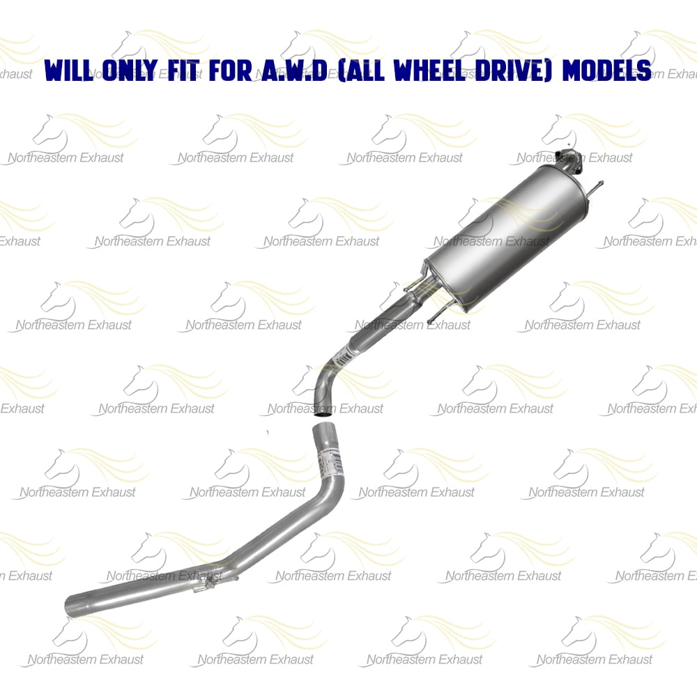 Northeastern Exhaust | Stainless Steel Muffler Fits 2004–2006 Toyota Sienna 3.3L & 2007–2020 Toyota Sienna 3.5L AWD – Direct Fit