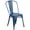 Distressed Blue, variant on Bowery Hill Metal Dining Chair in Distressed Black