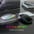 thumbnail image 4 of 2.4g Wireless Mouse Bluetooth-compatible Rgb Rechargeable Mute Led Backlight Ergonomic Gaming Mouse For Laptops, 4 of 5