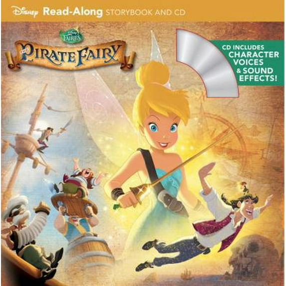Pre-Owned Tinker Bell and the Pirate Fairy Read-Along Storybook and CD (Paperback) 1423174070 9781423174073