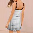 thumbnail image 2 of Grey Ornate Framed Slip Dress Dresses For Woman Fairy Dress, 2 of 6