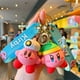 thumbnail image 3 of Juego de dibujos animados de Waddle Dee Doo, colgante de Anime Kirby Rosa dulce, Kabi Keychian, regalos de cumpleaños para niños, llaves de coche para niñas, 3 of 4