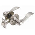 thumbnail image 1 of Design House 742858 Springdale Universal Latch Privacy Door Handle, Adjustable Backset, Satin Nickel Finish, 1 of 12