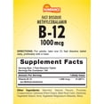 thumbnail image 2 of Suplemento Sundance B-12 de metilcobalamina 1000 mcg 150 tabletas, 2 of 5