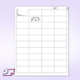thumbnail image 2 of Laser / Ink Jet White Labels 2" x 1" - 40 Per Page  2000 Labels, 2 of 5