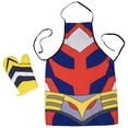 thumbnail image 1 of My Hero Academia All Might Cooking Apron and Oven Mitt Set, 1 of 2