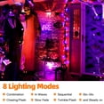 thumbnail image 4 of Luces navideñas para Halloween, VTECHOLOGY, 20 m, 200 LED, color morado y naranja, 4 of 9