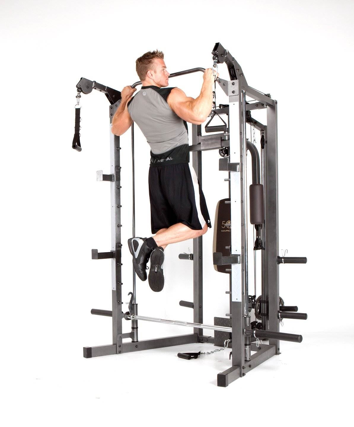 Marcy 59 in Width Combo Smith Heavy Duty Total Body Strength Home
