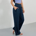 thumbnail image 5 of REALiKUN Womens Wide Leg Yoga Pants High Waist Activewear Pants with Pocket Gym Workout Leggings, 5 of 8