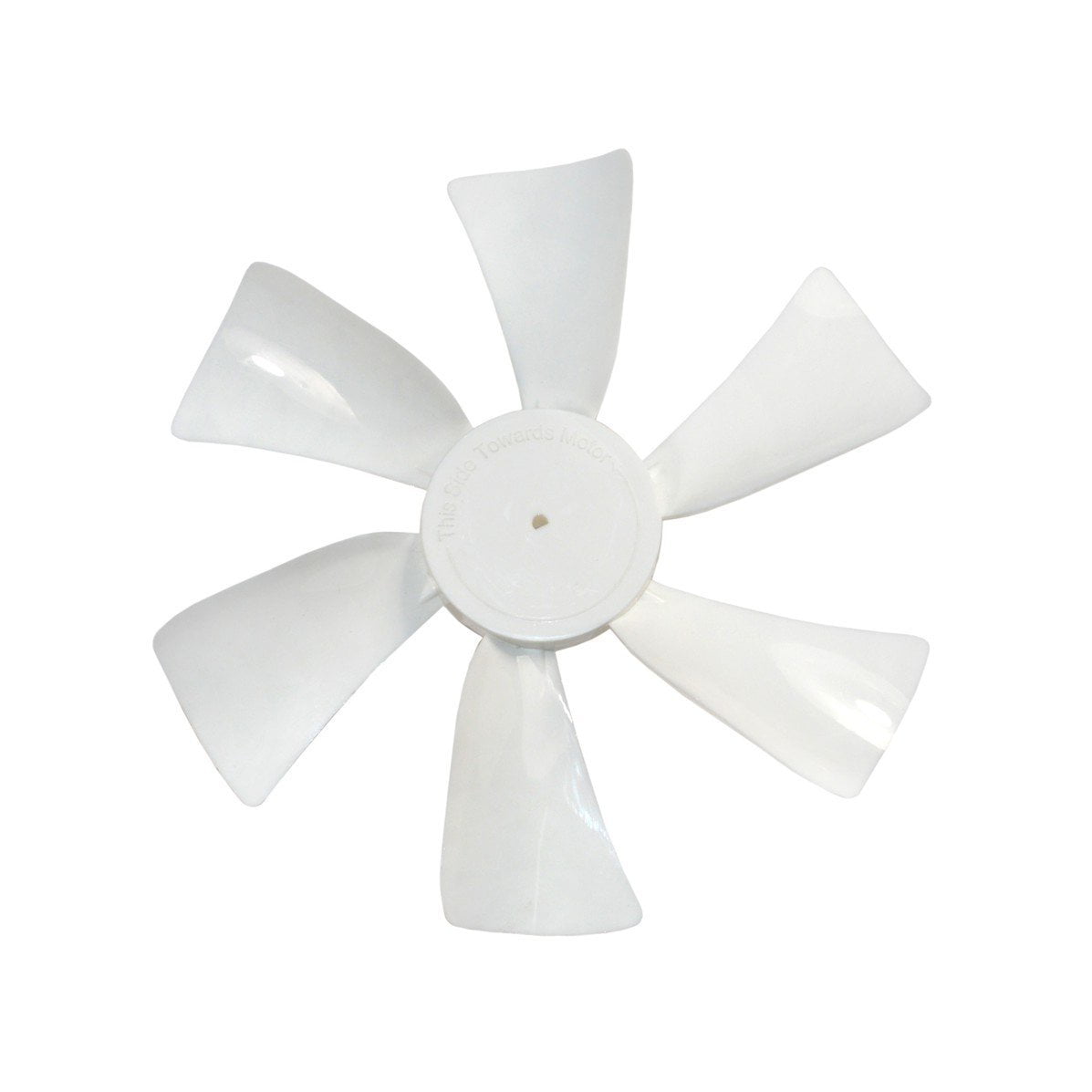6 Replacement White RV Vent Fan Blade with 12V D-Shaft RV Vent  Motor,Compatible with Heng's, Elixir, Ventline, Jensen RV