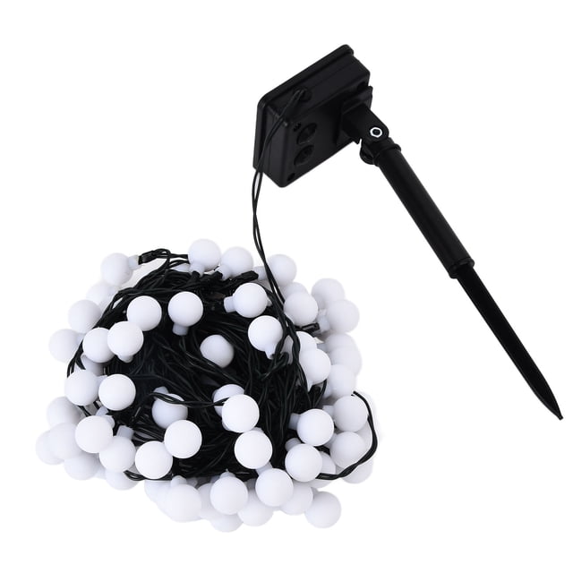 Globo de Luz de Lámparas de Cuerda Impermeables de 393 Pies Cadena de Luces Solares de Colores con 100 Cuentas LED Luces de Cadena de Hadas Centelleantes para Decoración de ANGGREK Otros