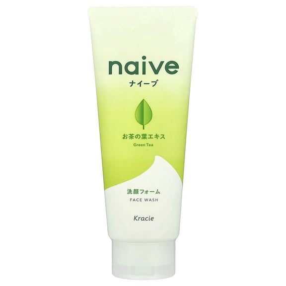 Kracie Naive, Face Wash, Green Tea, 4.5 oz (130 g)