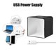 thumbnail image 5 of 25 X 25cm/ 9.8 X 9.8inch Portable Mini Photography Light Box Integrated Professional Light Tent with 6 Backdrops USB Power Supply, 5 of 5