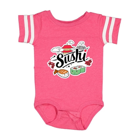

Inktastic Cute Sushi Illustration Gift Baby Boy or Baby Girl Bodysuit