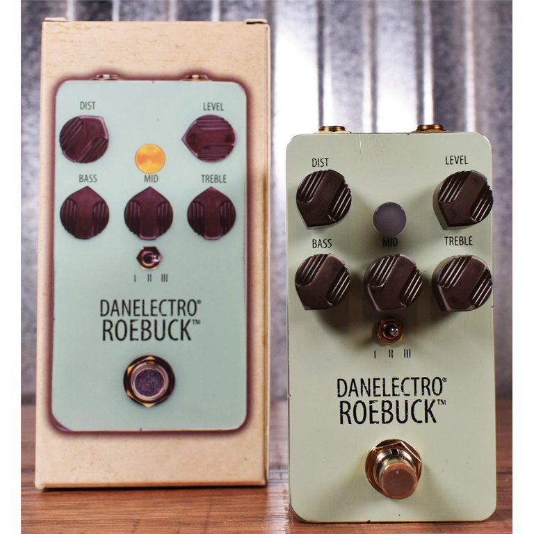 Danelectro Roebuck Distortion Effects Pedal Pale Green