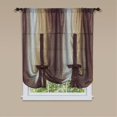 thumbnail image 1 of Cortina de ventana Ergode Ombre Tie Up Shade 50x63 Chocolate, 1 of 1