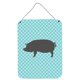 thumbnail image 1 of "Treasures Berkshire Pig Blue Check Metal Print, 16hx12w, multicolor" Caroline's Treasures BB8107DS1216, 1 of 1