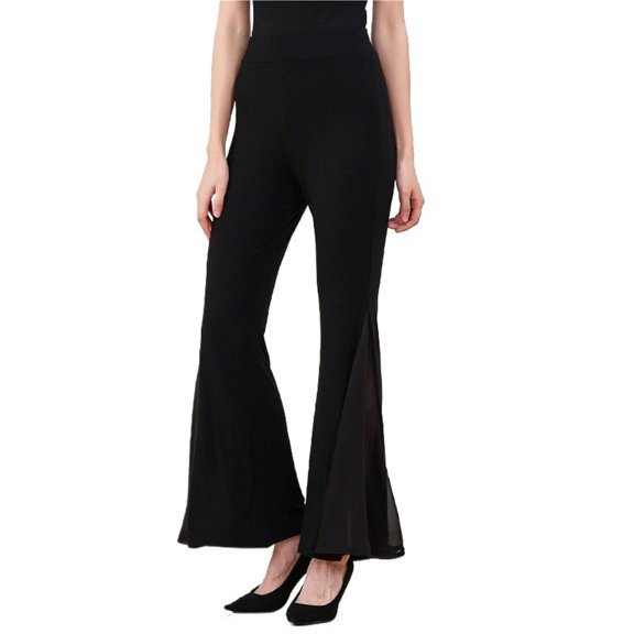 Women Classical Latin Dance Pant Flared Dancing Pant Flared Pants Training Ballroom Dance Pants For Women Belly Dance Trousers