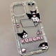 thumbnail image 3 of Sanrio-funda transparente de Hello Kitty Pochacco para iPhone, carcasa a prueba de golpes con dibujos animados para modelos 15, 14, 13, 12, 11 Pro Max, XR, XS, X, 8, 7, 6, 6S Plus, SE 2020, 3 of 5