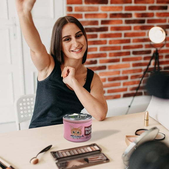 Cosmetic Bag, Makeup Organizer, Cute Sardine Canned Shape Cosmetic Pouch Cylinder Travel Storage Case, Small Nylon Leather Soft Durable Portable Accessories Holder