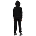 thumbnail image 5 of hirigin Matching Family Jumpsuit, Solid Long Sleeve Zipper Hooded One-Piece Romper Parent-Child Clothes for Autumn Winter, 5 of 9