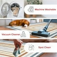 thumbnail image 2 of nuLOOM Alienor SpinClean Striped Machine Washable Area Rug, 4' x 6', Alienor Multicolor, 2 of 15