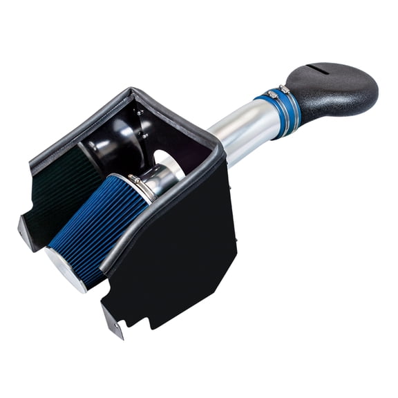 Cold Air Intake System with Heat Shield Kit Filter Combo BLUE Compatible For 94-01 Dodge Ram 1500 5.2L/5.9L V8 / 94-02 Dodge Ram 2500 5.9L V8