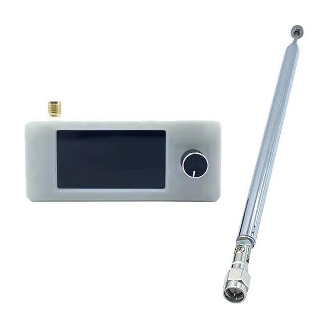 HF SW MW VHF Radio All Band Receptor Pocket Mini portátil SI4732 0.5-108MHz pantalla IPS 1.9 pulgadas con antena