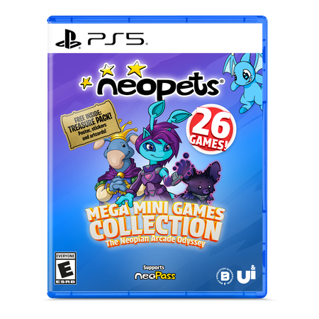 Neopets Mega Mini Games Collection The Neopian Arcade Odyssey (PlayStation 5)