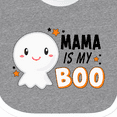 thumbnail image 4 of Inktastic Mama is My Boo with Cute Ghost Boys or Girls Baby Bib, 4 of 4