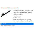 thumbnail image 2 of Rear Shock Absorber - Compatible with 2007 - 2011 Mercedes-Benz CLS550 2008 2009 2010, 2 of 2