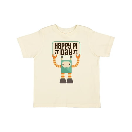 

Inktastic Happy Pi Day Robot Math Class Gift Toddler Boy or Toddler Girl T-Shirt