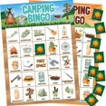 thumbnail image 1 of Juego de bingo Fancy Land Camping para niños de 24 jugadores al aire libre, 1 of 9